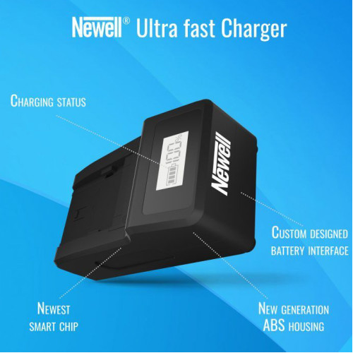 Зарядний пристрій Newell Ultra Fast для NP-F, NP-FM (NL0467) | Newell