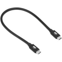Кабель OWC Thunderbolt 5 USB Type-C Male Cable (30 cm) (OWCCBLTB5C0.3M)