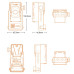 Адаптер акумулятора Portkeys BD3 NP-F to V-Mount Dual-Sided Battery Adapter (BD3) | PortKeys