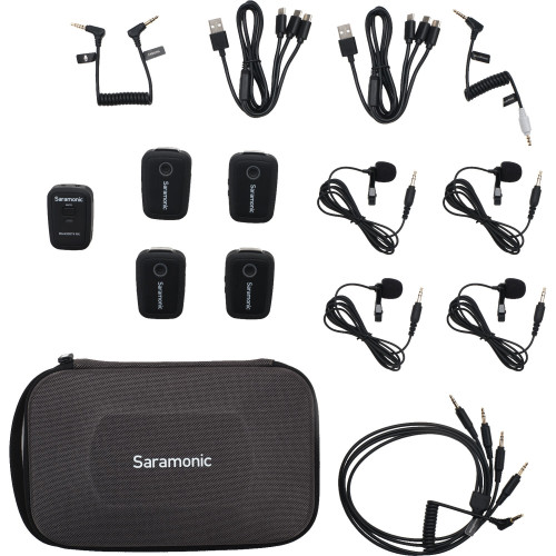 Радіосистема Saramonic Blink 500 T4 4-Person Wireless Microphone System (2.4 GHz) (BLINK 500 T4) | Saramonic
