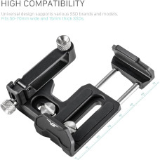 Тримач SSD диску Tilta Universal SSD Drive Holder V2 - Black (TA-USDH2-B)