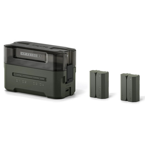 Зарядная станция Tilta NP-FZ100 Charging Station Battery Kit (2 Batteries) - Green (TBC-FZ100-A-GN) | Tilta