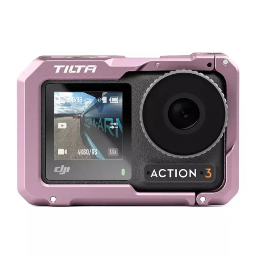 Клітка Tilta Full Camera Cage for DJI Osmo Action 3 - Pink (TA-T40-FCC-P) | Tilta