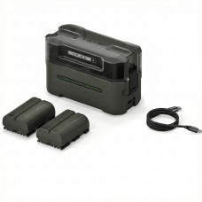 Зарядная станция с батареями Tilta LP-E6P Kit with 2 Batteries and Charging Station (TBC-E6P-A-GN)