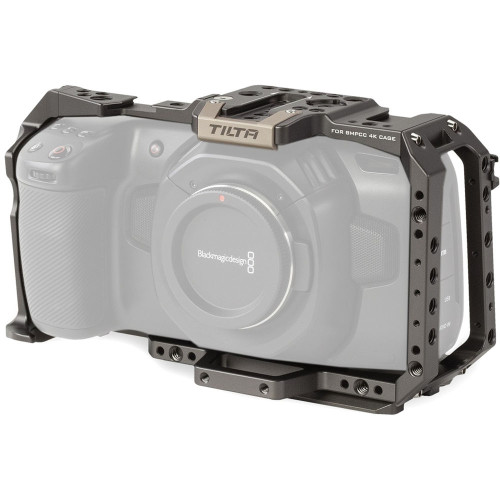 Повна клітка Tilta Full Camera Cage для Blackmagic Design Pocket Cinema Camera 4K/6K (Tilta Gray) (TA-T01-FCC-G) | Tilta