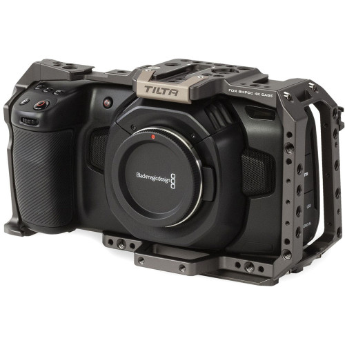 Повна клітка Tilta Full Camera Cage для Blackmagic Design Pocket Cinema Camera 4K/6K (Tilta Gray) (TA-T01-FCC-G) | Tilta