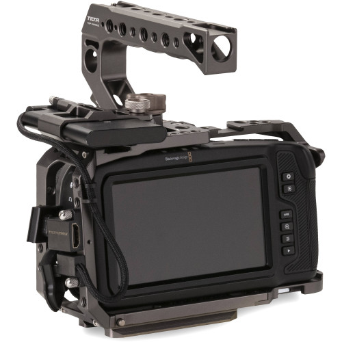 Стандартна клітка Tilta Camera Cage для Blackmagic Design Pocket Cinema Camera 4K/6K (Basic Kit, Tilta Gray) (TA-T01-B-G) | Tilta