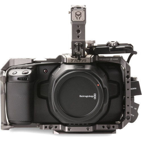 Стандартна клітка Tilta Camera Cage для Blackmagic Design Pocket Cinema Camera 4K/6K (Basic Kit, Tilta Gray) (TA-T01-B-G) | Tilta