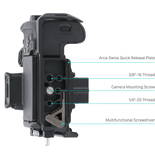Клітка Tilta Full Camera Cage for Canon R7 (Black) (TA-T59-FCC-B) | Tilta