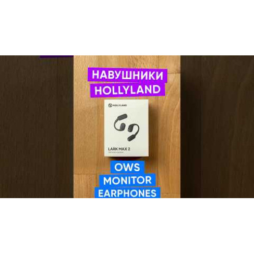 Наушники Hollyland OWS Monitor Earphones (2.4 GHz) (HL OWS Monitor Earphone (Space Gray)) | от бренда Hollyland