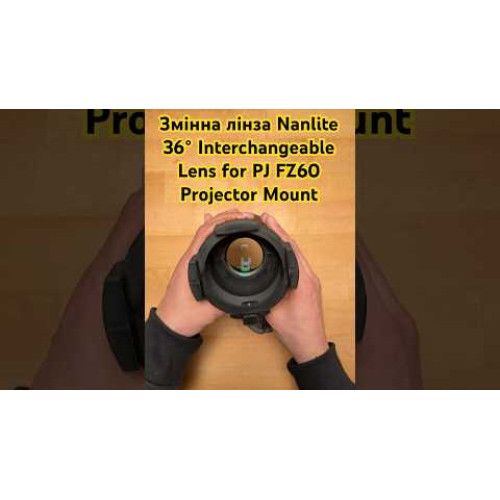 Сменная линза Nanlite 36° Interchangeable Lens for PJ-FZ60 Projector Mount (PJ-FMM-LENS-36) | Nanlite