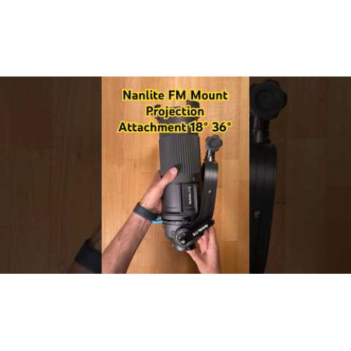 Проекционная насадка Nanlite Projection Attachment for FM Mount with 18-36° Zoom Lens (PJ-FMM-18-36) | Nanlite