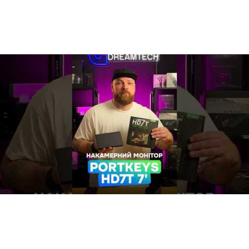 Накамерний монітор Portkeys HD7T 7' Touchscreen Monitor with Professional Tools (HD7T) | від бренду PortKeys
