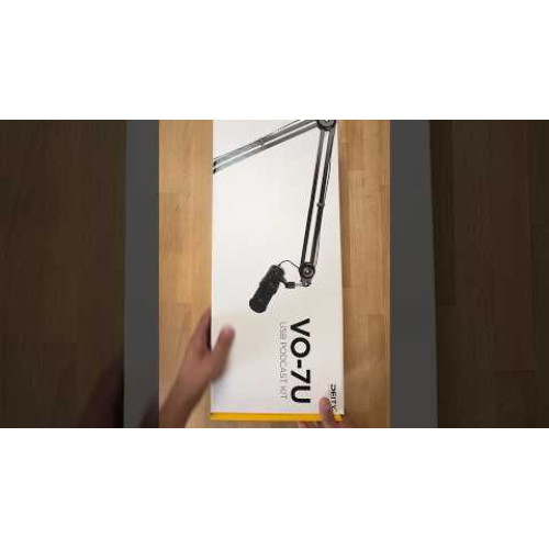 Студійний микрофон Deity Microphones VO-7U Dynamic Supercardioid USB Streamer Microphone Kit with Boom Arm (Black) (DTA0196D23) | DEITY Microphones