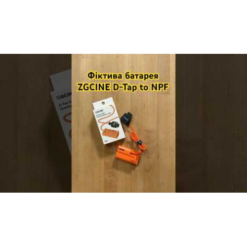 Фиктивная батарея ZGCINE D-Tap to NPF Dummy Battery Cable (DT-NPF) | ZGCINE