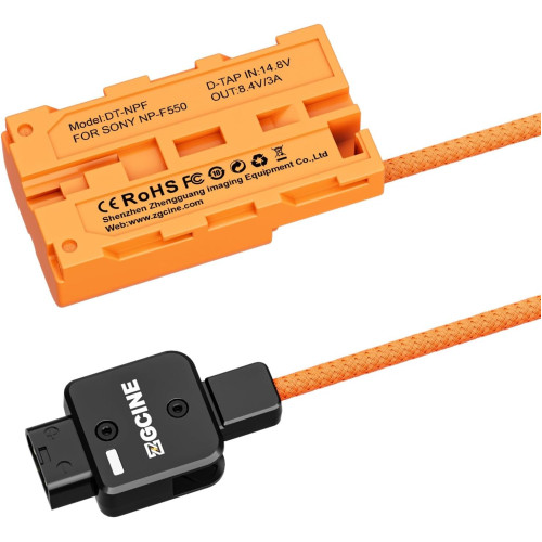 Фиктивная батарея ZGCINE D-Tap to NPF Dummy Battery Cable (DT-NPF) | ZGCINE
