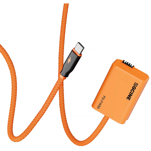 Фиктивная батарея ZGCINE USB-C PD to Sony NP-FW50 Braided Dummy Battery Cable ((60 сm)) (PD-FW50) | ZGCINE