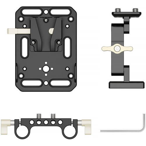 Батарейная площадка ZGCINE V-Lock Battery Plate with 15mm LWS Mount and Articulating Arm (VR-Kit 3) | ZGCINE
